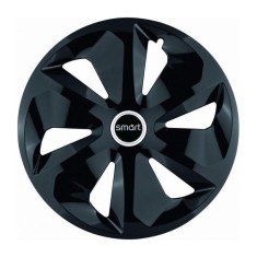 Set 4 Capace Roti Roco Negru R15, pentru Smart