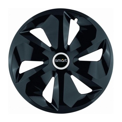Set 4 Capace Roti Roco Negru R16, pentru Smart foto