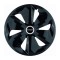 Set 4 Capace Roti Roco Negru R14, pentru Smart