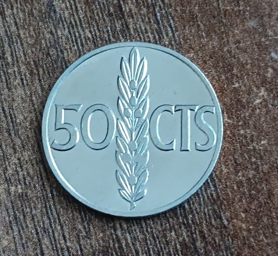 C50 - Moneda foarte veche - 50 centimos ante euro - Spania - 1966 foto