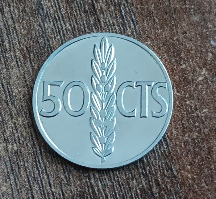 C50 - Moneda foarte veche - 50 centimos ante euro - Spania - 1966
