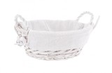 Cumpara ieftin Set 12 cosuri depozitare lemn salcie alb Alesha 23x9 cm