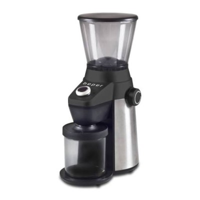 Rasnita electrica pentru cafea Beper, 150 W, 600 ml, 15 nivele macinare, Negru foto