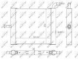 NRF 59176 Radiator, racire motor
