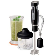 Set blender de mana Sencor 800 W, 2 viteze, tocator, tel si pahar 700 ml
