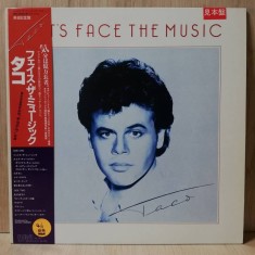 Vinil LP # "Japan Press" =PROMO !! FIRST PRESS !! = Taco &ndash; Let's Face The Music (VG++)