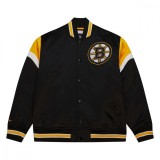 Boston Bruins geacă de bărbați NHL Heavyweight Satin Jacket - 2XL