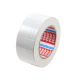 Banda adeziva pentru reparatii, tesa 4688, textil, alb, 25 m x 50 mm