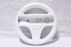 Volan Mario Kart Nintendo Wii pentru wiimote original RVL-024 alb