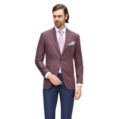 Sacou barbati casual grena S009