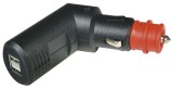 WINKELBARER DOPPEL USB-LADESTECKER SERIE 7100 7100-003.01 INTERB&Auml;R
