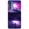 Husa compatibila cu Motorola Edge 20 model Purple Night, Silicon, TPU, Viceversa, Transparent, Carcasa