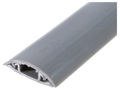 Canal cabluri PVC gri 1m 8x30mm 85&amp;deg;C foto