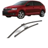 Cumpara ieftin Set stergatoare auto SKODA RAPID Spaceback (NH1) 2012-2019, pentru parbriz, Valeo Silencio Xtrm