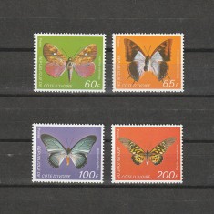 Fluturi Mi. 558-561 (Michel) Coasta de Fildes 1978