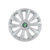 Set 4 capace roti 15 inchi (R15) Delta Gri, Compatibile cu Skoda, Autohelix MSA