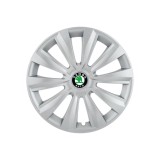 Set 4 capace roti 14 inchi (R14) Delta Gri, Compatibile Cu Skoda
