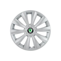 Set 4 capace roti 14 inchi (R14) Delta Gri, Compatibile Cu Skoda foto