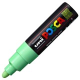 Marker cu varf rotund gros UNI PC-7M Posca 4.5-5.5 mm,verde deschis