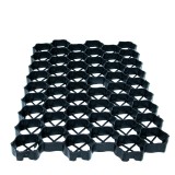 Grila tip fagure pentru parcari si terasamente, 480 tone/mp, 60x40x3 cm, plastic negru