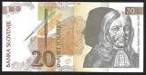 SLOVENIA 20 TOLARI 1992 UNC [1] P- 12a , necirculata