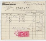 Romania, Manufactura Romaneasca, Societate Anonima Romana, Factura, Bucuresti, 1930