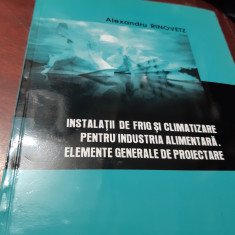 INSTALATIA DE FRIG SI CLIMATIZARE PENTRU INDUSTRIA ALIMENTARA