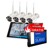 Kit supraveghere Wi-Fi Connect C210 Tuya Kruger&amp;Matz + Cadou SSD 256GB SafetyGuard Surveillance
