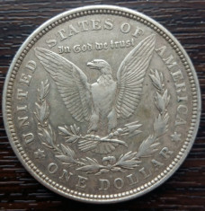 (A4) MONEDA DIN ARGINT SUA - 1 DOLLAR 1921, LIT. D, MORGAN DOLLAR foto