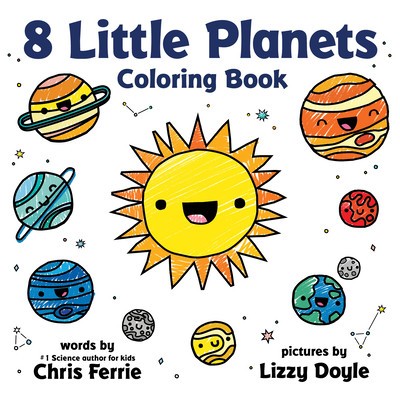 8 Little Planets Coloring Book foto