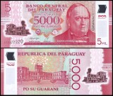 Paraguay 2022 - 5000 guaranies, necirculata