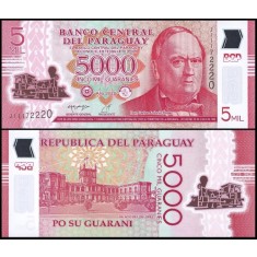 Paraguay 2022 - 5000 guaranies, necirculata