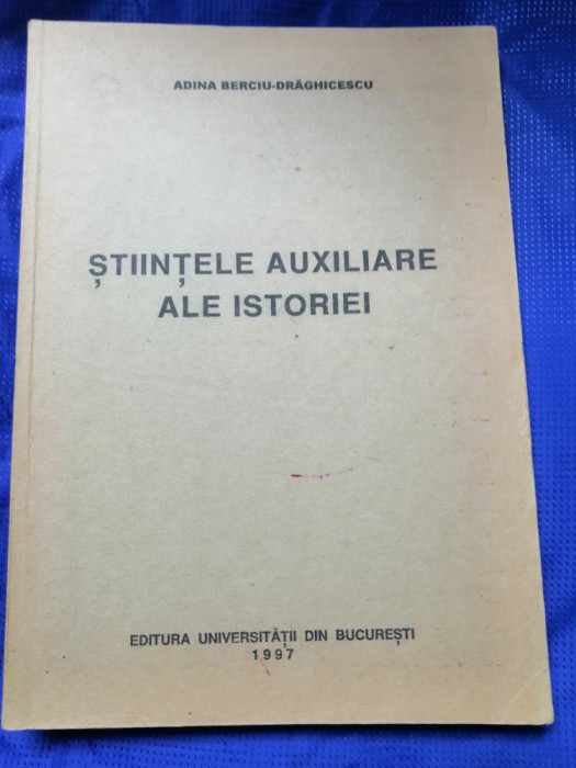 Stiintele auxiliare ale istoriei