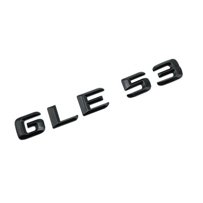Emblema GLE 53 Negru, pentru spate portbagaj Mercedes foto