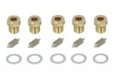 Supapa ac carburator (with a socket, cantitate:5pcs) compatibil: SUZUKI DS, JR, RM; YAMAHA DT, RS 50-100 1975-2004