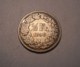 Elvetia 1/2 franc 1898, Europa