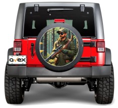 Sticker Auto &quot;Roata de Rezerva&quot; rezistenta la intemperii si raze UV, diametru 55 cm, Cod: AVX-RR19 FAVLine Selection