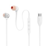 Casti cu fir, mufa type-c - jbl 310c - white