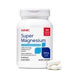 Gnc Super Magneziu 300 Mg, Formula Avansata Cu Glicinat, Malat Si Taurat Pentru