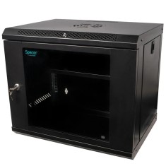 CABINET 19&amp;Prime; SPACER 9U 500x450mm, fixare pe perete, Flatpack (dezasamblat), foto