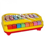 Instrument de jucarie, model xilofon, 18x20x8 cm, multicolor