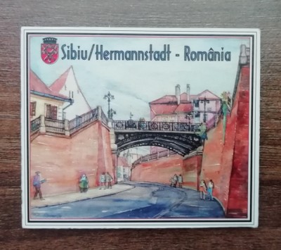 D1 - Magnet frigider - tematica turism - Sibiu - Romania 58 foto