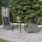 vidaXL Set mobilier pentru grădină, 3 piese, gri deschis 3099661