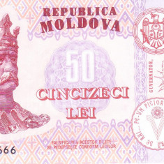 Bancnota Moldova 50 Lei 2015 - P24a UNC