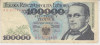 M1 - Bancnota foarte veche - Polonia - 100000 zloti - 1990