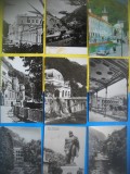 HOPCT LOT NR 49 -BAILE HERCULANE-JUD CARAS SEVERIN-9 CARTI POSTALE-RPR-CIRCULATE