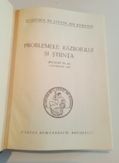 Problemele razboiului ?i ?tiin?a - Colectiv de autori foto