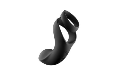 Inel Penis Cu Vibratii Benedict, Negru foto
