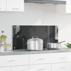 vidaXL Spate de bucătărie Gri &icirc;nchis 90 x 40 x 0.6 cm