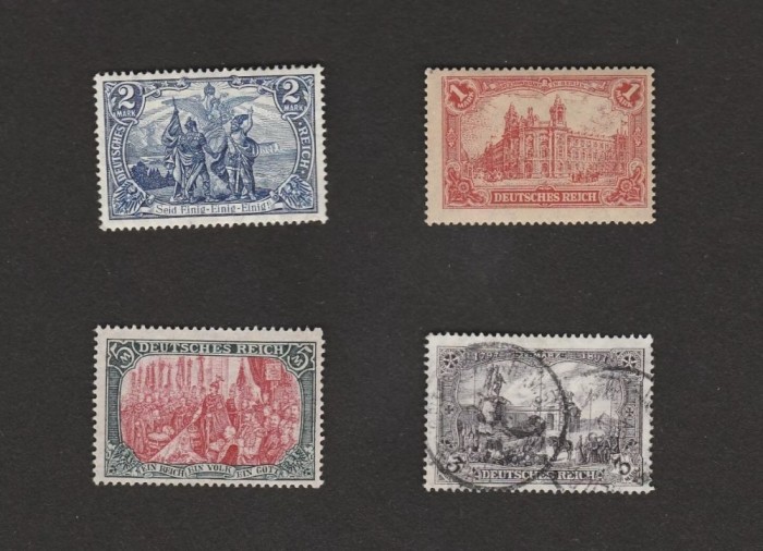 Timbre serie Germania 1900-1915